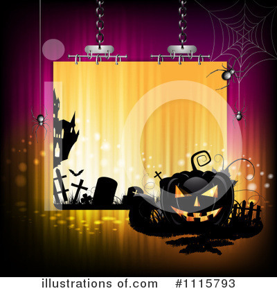 Royalty-Free (RF) Halloween Clipart Illustration by merlinul - Stock Sample #1115793