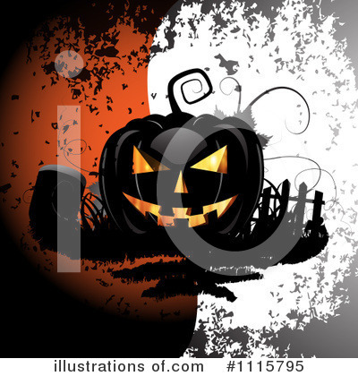 Royalty-Free (RF) Halloween Clipart Illustration by merlinul - Stock Sample #1115795