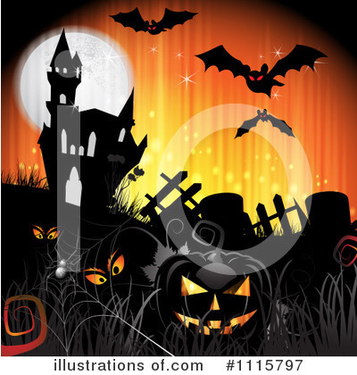 Royalty-Free (RF) Halloween Clipart Illustration by merlinul - Stock Sample #1115797