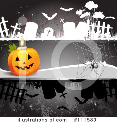 Royalty-Free (RF) Halloween Clipart Illustration by merlinul - Stock Sample #1115801