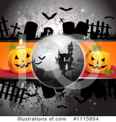 Royalty-Free (RF) Halloween Clipart Illustration by merlinul - Stock Sample #1115804