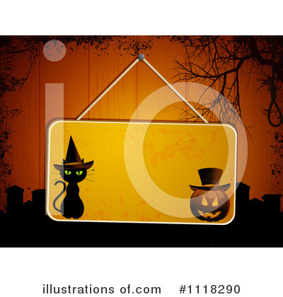 Royalty-Free (RF) Halloween Clipart Illustration by elaineitalia - Stock Sample #1118290
