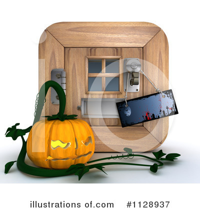 Royalty-Free (RF) Halloween Clipart Illustration by KJ Pargeter - Stock Sample #1128937
