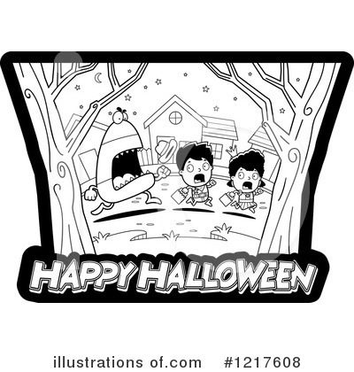 Royalty-Free (RF) Halloween Clipart Illustration by Cory Thoman - Stock Sample #1217608