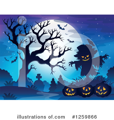 Royalty-Free (RF) Halloween Clipart Illustration by visekart - Stock Sample #1259866
