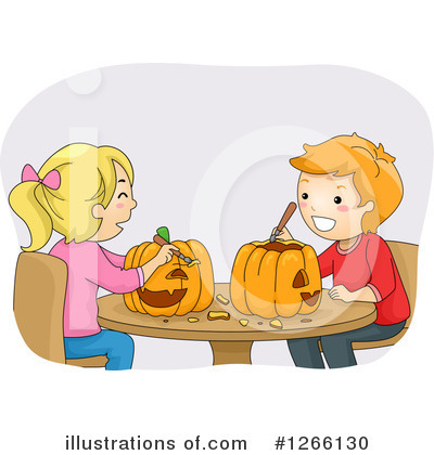 Royalty-Free (RF) Halloween Clipart Illustration by BNP Design Studio - Stock Sample #1266130