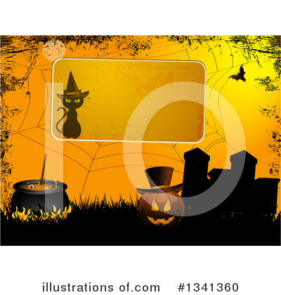 Royalty-Free (RF) Halloween Clipart Illustration by elaineitalia - Stock Sample #1341360