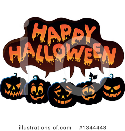 Royalty-Free (RF) Halloween Clipart Illustration by visekart - Stock Sample #1344448
