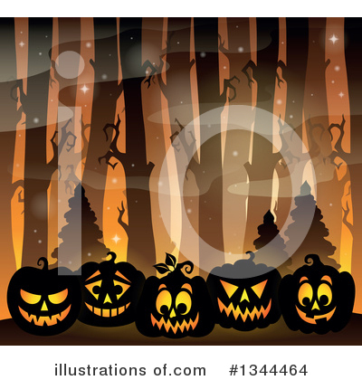 Royalty-Free (RF) Halloween Clipart Illustration by visekart - Stock Sample #1344464