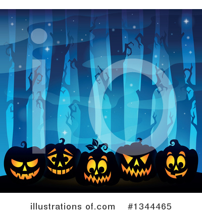 Royalty-Free (RF) Halloween Clipart Illustration by visekart - Stock Sample #1344465