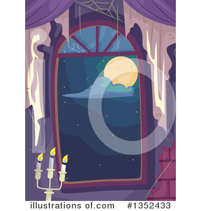 Haunted House Clipart #1352433 by BNP Design Studio