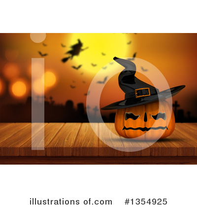 Royalty-Free (RF) Halloween Clipart Illustration by KJ Pargeter - Stock Sample #1354925