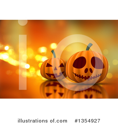 Royalty-Free (RF) Halloween Clipart Illustration by KJ Pargeter - Stock Sample #1354927