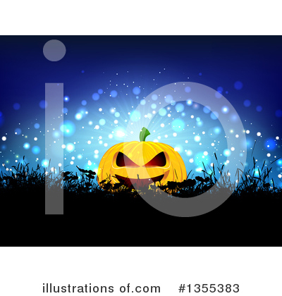 Royalty-Free (RF) Halloween Clipart Illustration by KJ Pargeter - Stock Sample #1355383
