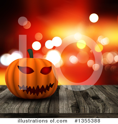 Royalty-Free (RF) Halloween Clipart Illustration by KJ Pargeter - Stock Sample #1355388