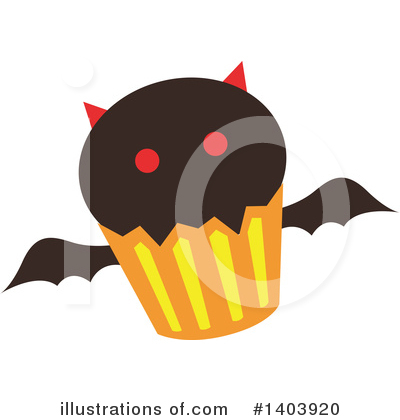 Cupcake Clipart #1403920 by Cherie Reve