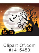 Halloween Clipart #1415453 by visekart