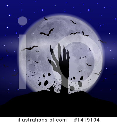 Royalty-Free (RF) Halloween Clipart Illustration by KJ Pargeter - Stock Sample #1419104