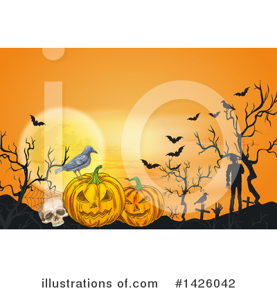 Royalty-Free (RF) Halloween Clipart Illustration by Vector Tradition SM - Stock Sample #1426042