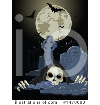 Royalty-Free (RF) Halloween Clipart Illustration by Pushkin - Stock Sample #1470060