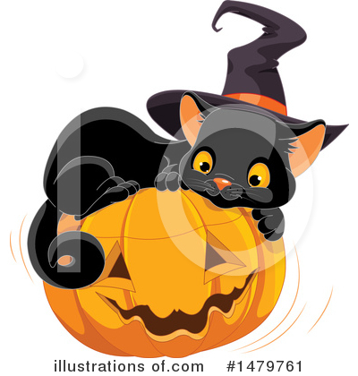 Royalty-Free (RF) Halloween Clipart Illustration by Pushkin - Stock Sample #1479761