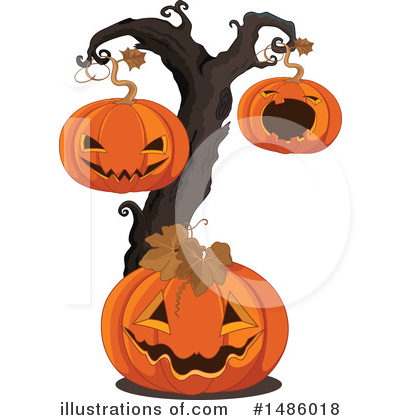 Royalty-Free (RF) Halloween Clipart Illustration by Pushkin - Stock Sample #1486018