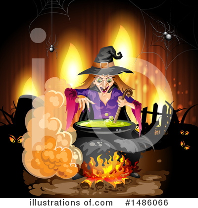 Royalty-Free (RF) Halloween Clipart Illustration by merlinul - Stock Sample #1486066