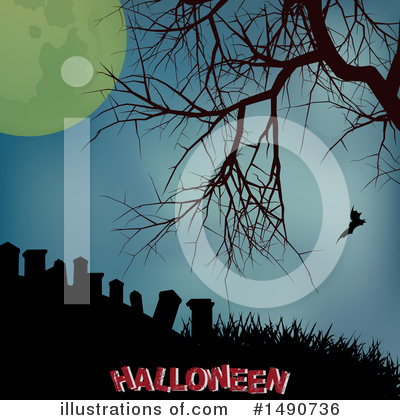 Royalty-Free (RF) Halloween Clipart Illustration by elaineitalia - Stock Sample #1490736