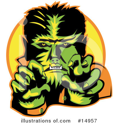 Wolfman Clipart #14957 by Andy Nortnik