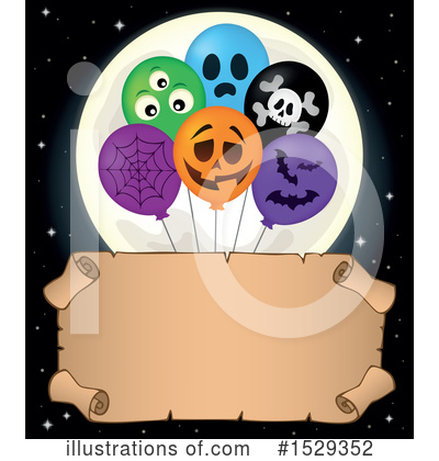 Halloween Party Clipart #1529352 by visekart