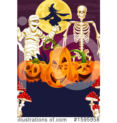 Royalty-Free (RF) Halloween Clipart Illustration by Vector Tradition SM - Stock Sample #1595958