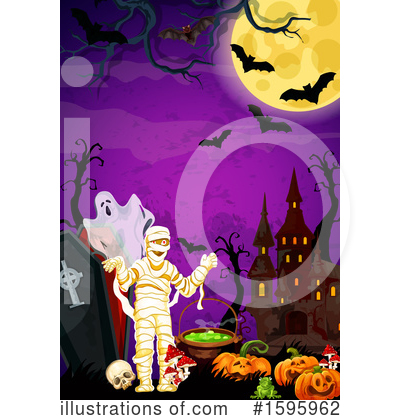 Royalty-Free (RF) Halloween Clipart Illustration by Vector Tradition SM - Stock Sample #1595962