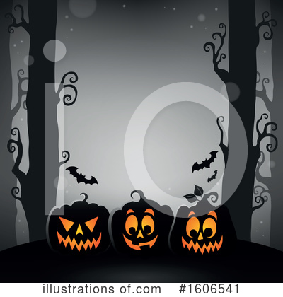 Royalty-Free (RF) Halloween Clipart Illustration by visekart - Stock Sample #1606541