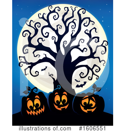 Royalty-Free (RF) Halloween Clipart Illustration by visekart - Stock Sample #1606551