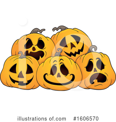 Pumpkins Clipart #1606570 by visekart