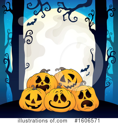Royalty-Free (RF) Halloween Clipart Illustration by visekart - Stock Sample #1606571