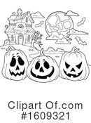 Halloween Clipart #1609321 by visekart