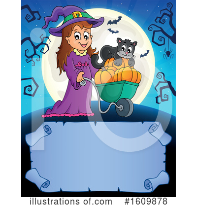 Royalty-Free (RF) Halloween Clipart Illustration by visekart - Stock Sample #1609878