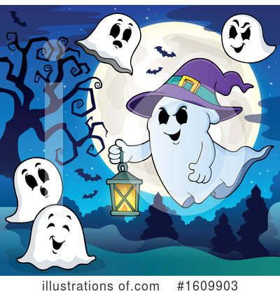 Royalty-Free (RF) Halloween Clipart Illustration by visekart - Stock Sample #1609903