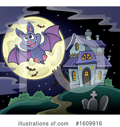 Royalty-Free (RF) Halloween Clipart Illustration by visekart - Stock Sample #1609916