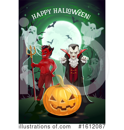 Royalty-Free (RF) Halloween Clipart Illustration by Vector Tradition SM - Stock Sample #1612087