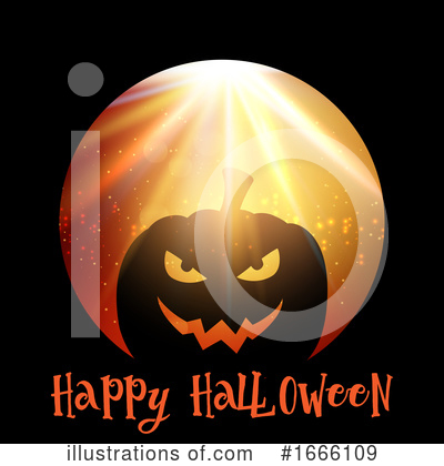 Royalty-Free (RF) Halloween Clipart Illustration by KJ Pargeter - Stock Sample #1666109