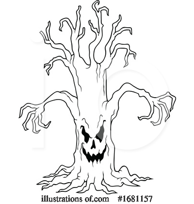 Royalty-Free (RF) Halloween Clipart Illustration by visekart - Stock Sample #1681157