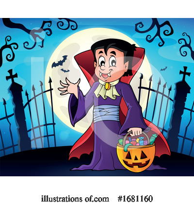 Royalty-Free (RF) Halloween Clipart Illustration by visekart - Stock Sample #1681160