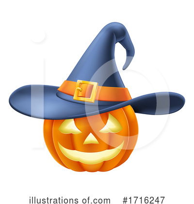 Witch Hat Clipart #1716247 by AtStockIllustration