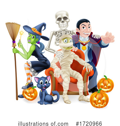 Royalty-Free (RF) Halloween Clipart Illustration by AtStockIllustration - Stock Sample #1720966