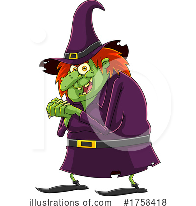 Royalty-Free (RF) Halloween Clipart Illustration by Hit Toon - Stock Sample #1758418