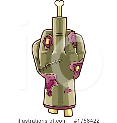 Middle Finger Clipart #1758422 by Hit Toon