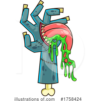 Zombies Clipart #1758424 by Hit Toon