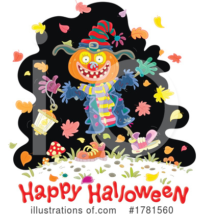 Royalty-Free (RF) Halloween Clipart Illustration by Alex Bannykh - Stock Sample #1781560